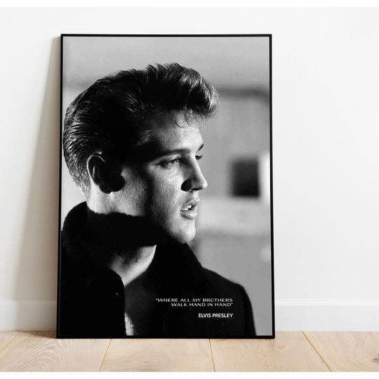 Elvis Presley A3 wall art poster |  IF I CAN DREAM