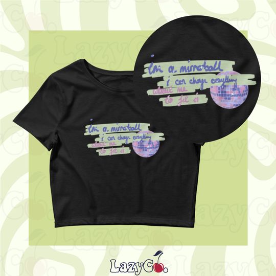 Mirrorball Crop Top