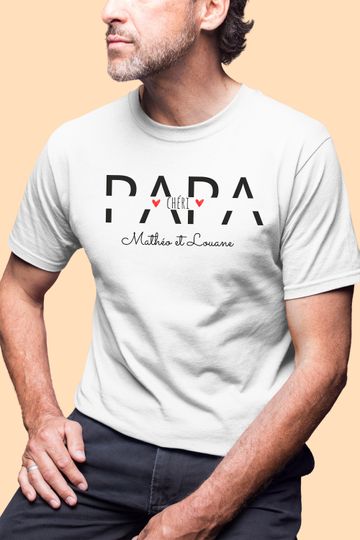 Personalized loving daddy t-shirt, Father's Day, daddy birthday