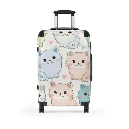 Kittens Suitcase, Travel Luggage, Gift For Her, Gift For Him