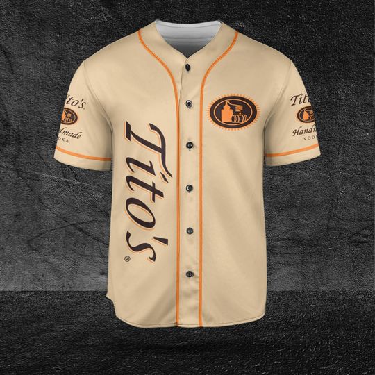 Titos Vodka Baseball Jersey, Jersey Lover Beer Shirt