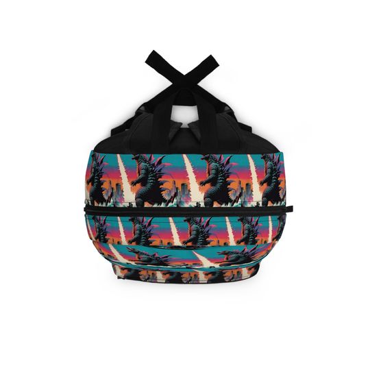 god zilla wars Backpack, Fantasy Monster Backpack, Student, travel, everyday bag