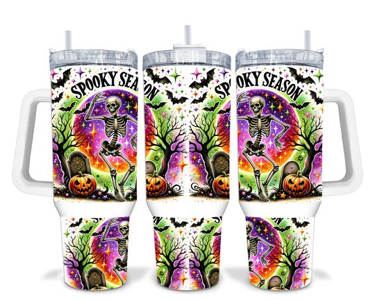 Spooky Season  Halloween 40oz Sublimation Quencher Tumbler