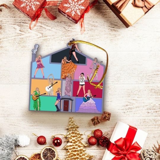 Eras Tour Love House Acrylic Ornament