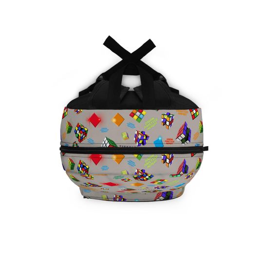 Beautiful Cube Design Backpack, Elegant Design Bag, Gift, Backpack for Cube Enthusiast, Gift for Students, Speedcube Competitors Bag