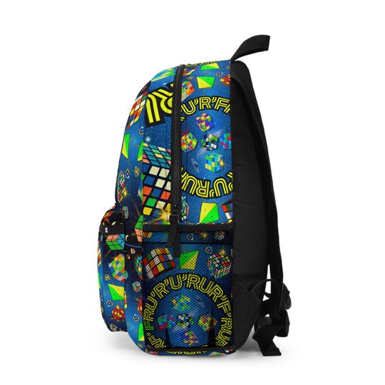 Speedcuber Backpack, Cube Solver Bag, Puzzle Lover Rucksack, Algorithm Carryall, Speed Cube Enthusiast Pack