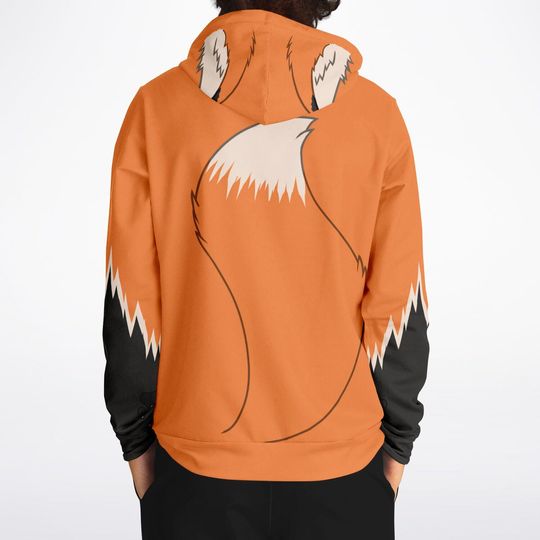 Orange Fox Hoodie