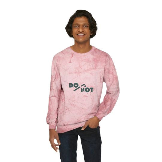 DO/NOT Unisex Color Blast Crewneck Sweatshirt
