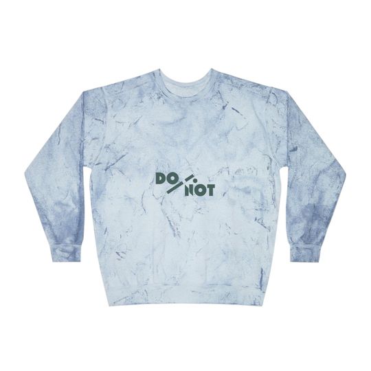 DO/NOT Unisex Color Blast Crewneck Sweatshirt