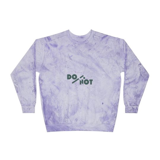 DO/NOT Unisex Color Blast Crewneck Sweatshirt