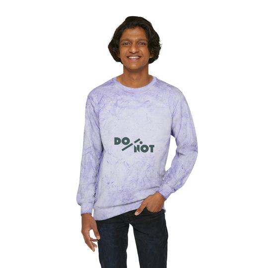 DO/NOT Unisex Color Blast Crewneck Sweatshirt