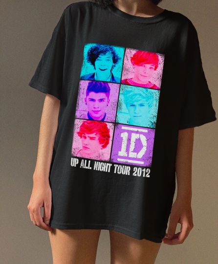 One Direction Up All Night Shirt, UAN Tour Tshirt