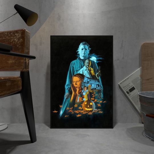 Halloween Poster, Michael Myers Wall Art, Wall Decor