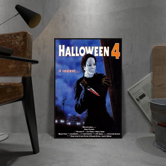 Halloween Poster, Michael Myers Wall Art, Wall Decor