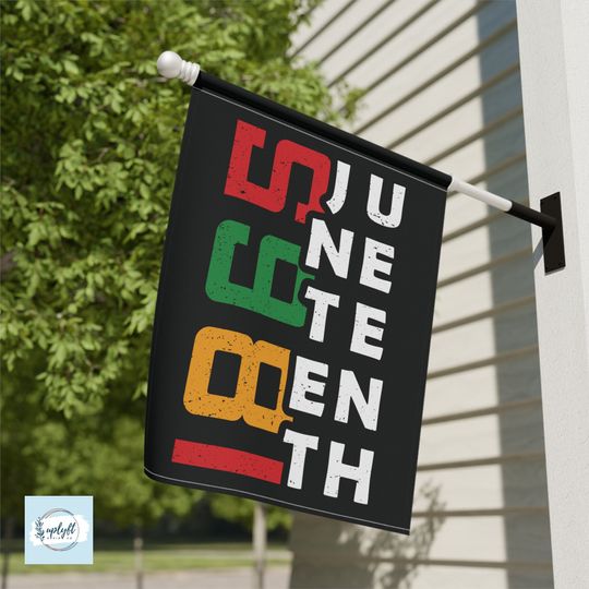 Juneteenth Flag, Juneteenth Decor, Juneteenth Gift, Black Independence Day Flag, African American Home Decor