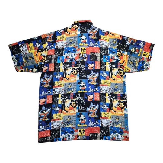 Vintage Mickey, Large, Mickey Mouse, Disney, Mosaic Print, Patchwork