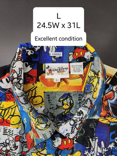 Vintage Mickey, Large, Mickey Mouse, Disney, Mosaic Print, Patchwork