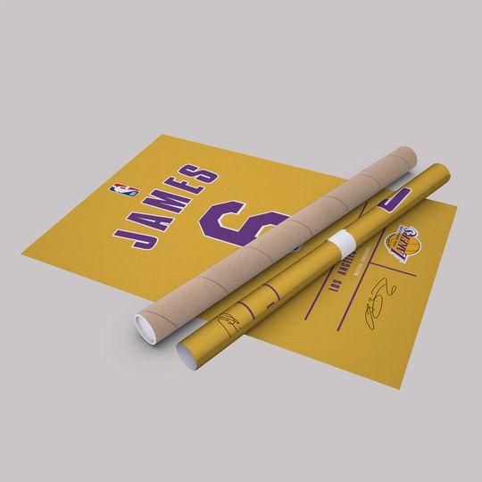 Lebron James Jersey Art Poster