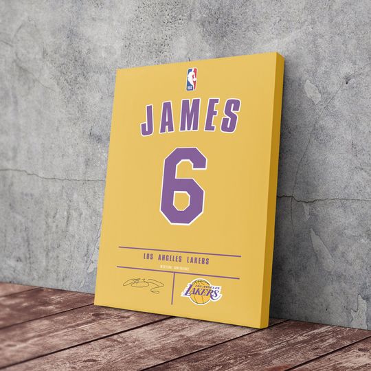 Lebron James Jersey Art Poster