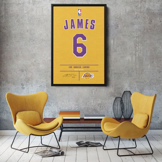 Lebron James Jersey Art Poster