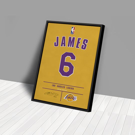 Lebron James Jersey Art Poster