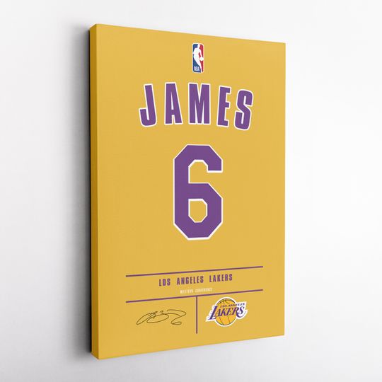 Lebron James Jersey Art Poster