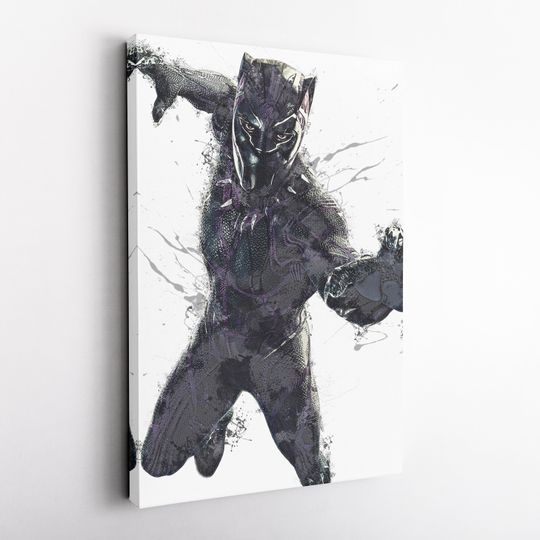 Black Panther Poster Marvel Superhero Comics Posters