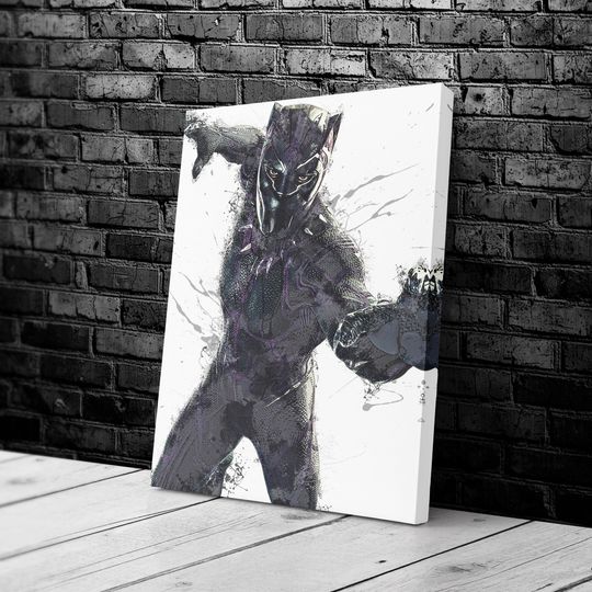 Black Panther Poster Marvel Superhero Comics Posters