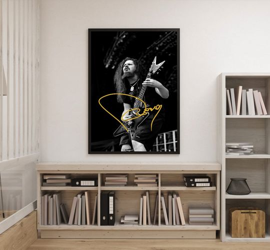 Mayhem Skull Dimebag Darrell Memorial Signature Poster