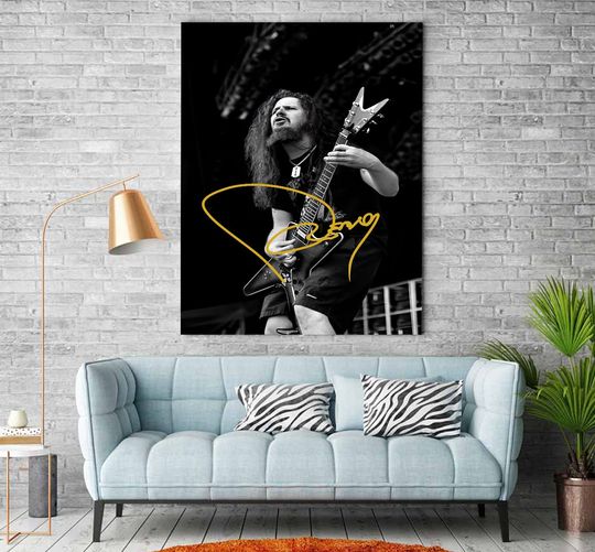 Mayhem Skull Dimebag Darrell Memorial Signature Poster