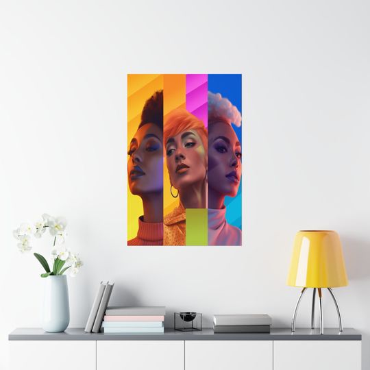 Museum-Grade Fine Art Premium Matte Vertical Poster