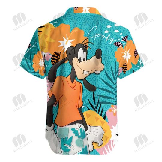Goofy Retro Disney Hawaiian Shirt