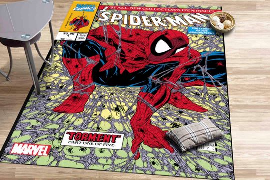 Spiderman Rug, Wall Hanging Rug