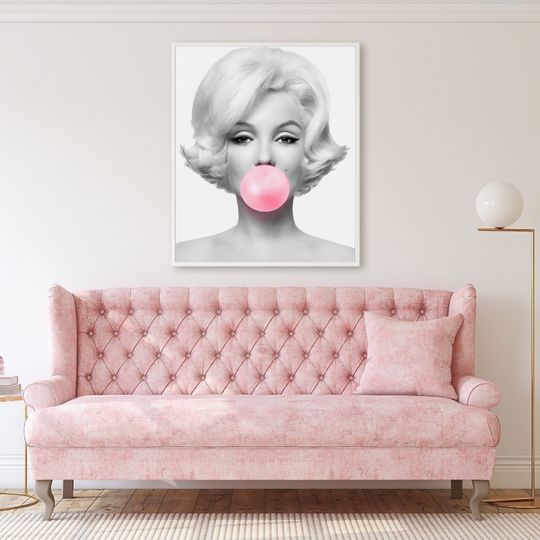 Marilyn Monroe  Bubble Gum Poster