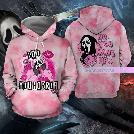 Ghostface No You Hang Up 3D Hoodie