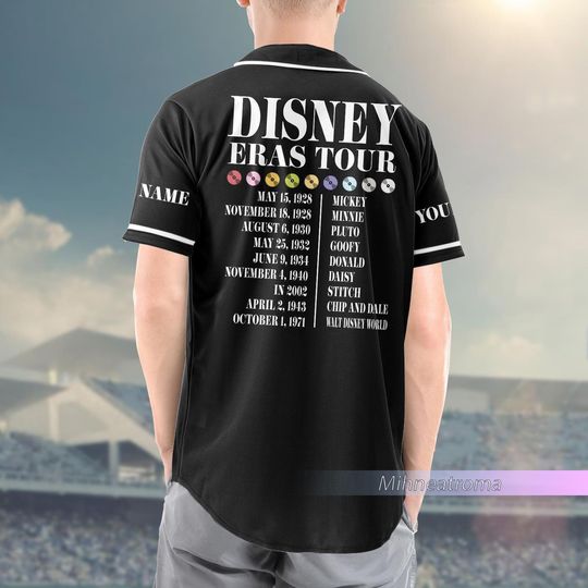 Disneyland Eras Tour Baseball Jersey
