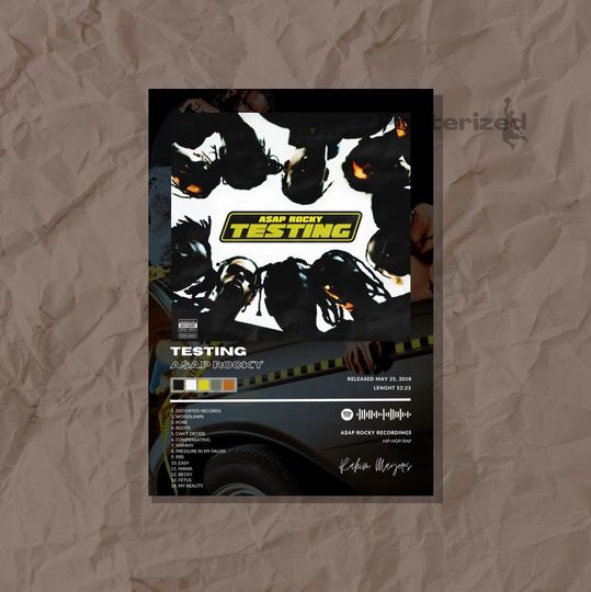 ASAP Rocky - Testing - Poster