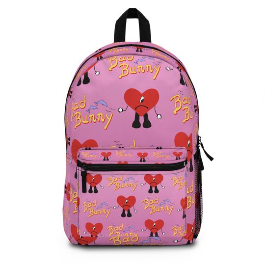 Bad Bunny Backpack, Backpack For Kids and Adults, Adjustable Shoulder Straps, Lightweight and Waterproof Backpack