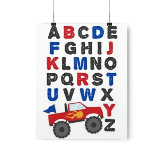 Premium Matte Vertical Posters - Alphabet