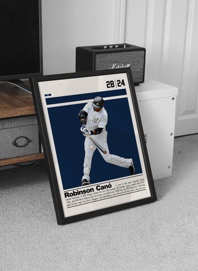Robinson Can Poster for Sports Fan Wall Art for Baseball Fan Modern Sport Decor for Bedroom & Office Wall Art