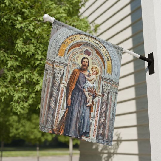 Saint Joseph, Protector of the Church House  Flag