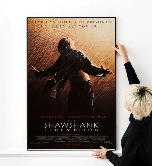 The Shawshank Redemption Movie Poster, Premium Matte Vertical Wall Art