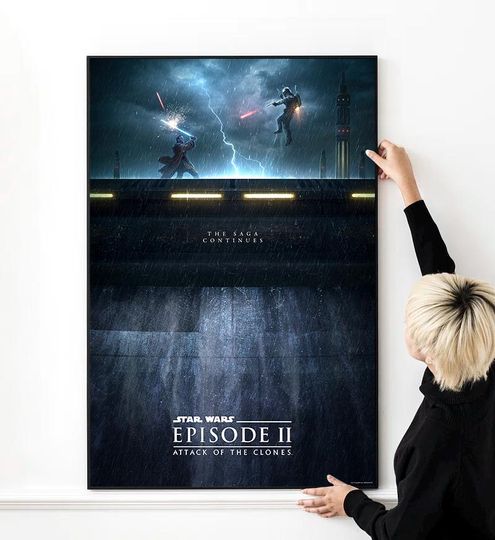 Star Wars Episode II Attack of the Clones Movie Poster