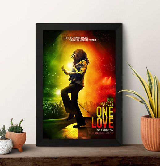 Bob Marley One Love 2024 Poster, Bob Marley Poster