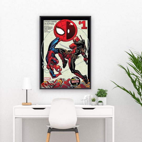 Spider - Man  Deadpool Poster Movie Poster