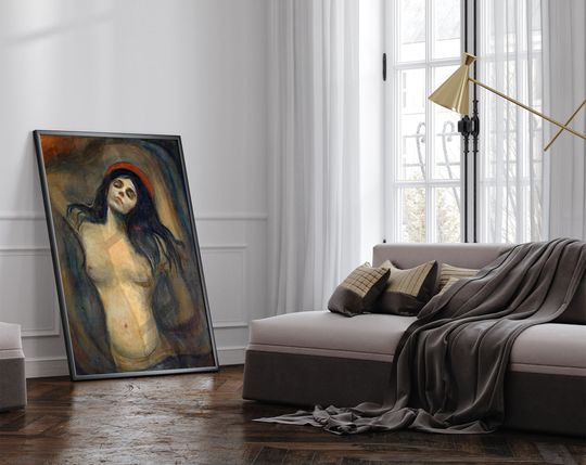 Edvard Munch Madonna Poster, Madonna Wall Decor