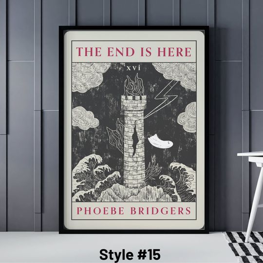 Phoebe Bridgers Punisher Poster, 6 Different Phoebe Bridgers Posters