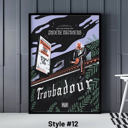 Phoebe Bridgers Punisher Poster, 6 Different Phoebe Bridgers Posters