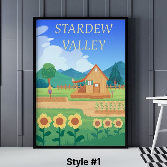 Stardew Valley Poster, 4 Stardew Valley Different Posters, Stardew Valley Print