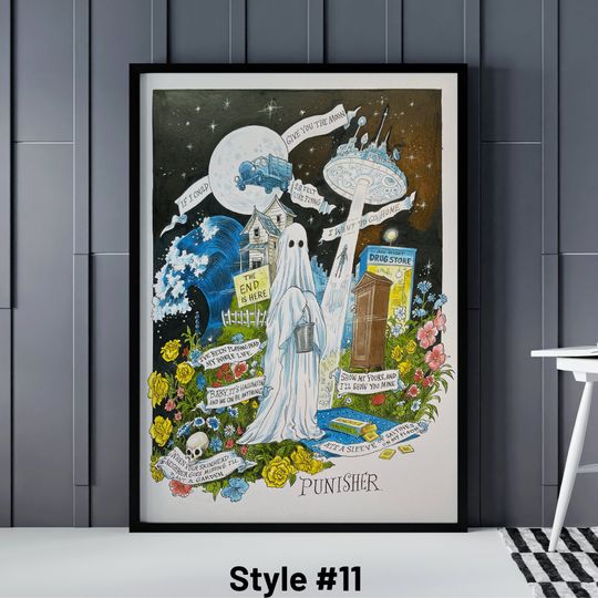 Phoebe Bridgers Punisher Poster, 6 Different Phoebe Bridgers Posters